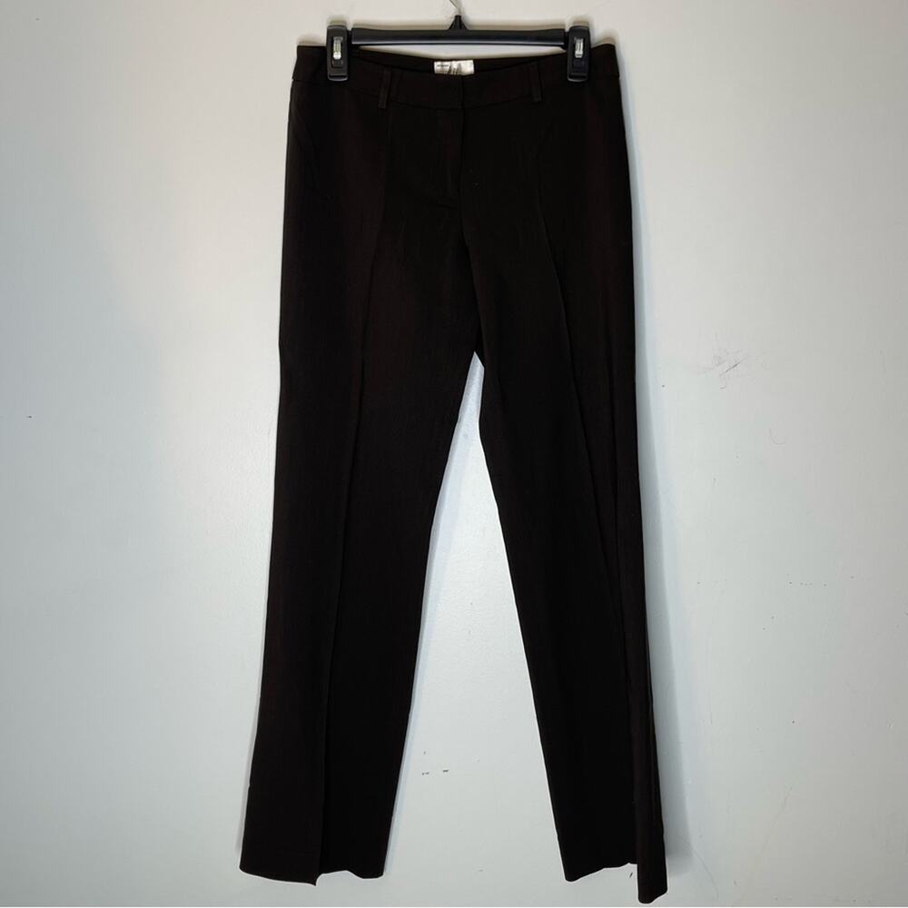 MILLY Brown Straight Leg Dress Pants Size 4